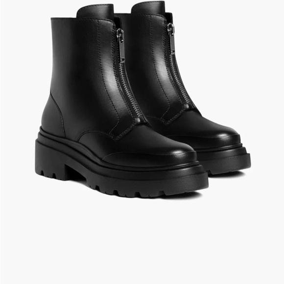 Thursday Ryder Platform Black Zippered Ankle Boots size us 8.5 women - Picture 9 of 9